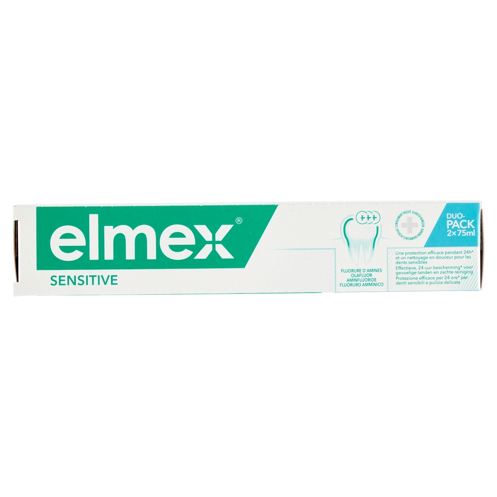 elmex dentifricio Sensitive denti sensibili 2x75 ml